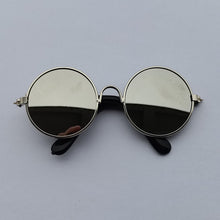 Load image into Gallery viewer, Lovely Vintage Round Cat Sunglasses Reflection Eye wear glasses For Small Dog Cat Pet Photos Pet Products Props Accessories
