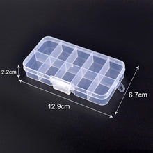 Load image into Gallery viewer, Transparent Jewelry Box Organizer Plastic Storage Case Adjustable Container For Beads Earring Box Jewelry Organizer Display Box
