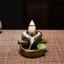 Load image into Gallery viewer, YXYMCF Mixed Natural Reflux Incense Cone Sandalwood Jasmine Lavender Sakura Smoke Tower Incense Backflow Incense Aromatherapy
