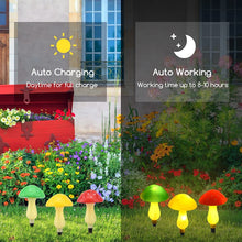 Load image into Gallery viewer, Solar Mushroom String Lights Smart Light Sense Garden Lights Outdoor Waterproof Lawn Lamp Patio Yard Christmas Landscape Decor
