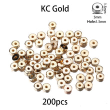 Load image into Gallery viewer, 200-400Pcs CCB Multiple Styles Charm Spacer Beads Wheel Bead Flat Round Loose Beads For DIY Jewelry Making Supplies Accessories
