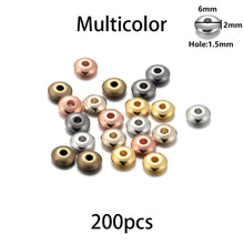 Load image into Gallery viewer, 200-400Pcs CCB Multiple Styles Charm Spacer Beads Wheel Bead Flat Round Loose Beads For DIY Jewelry Making Supplies Accessories
