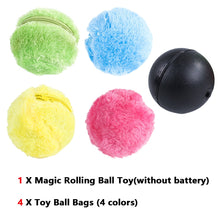 Load image into Gallery viewer, Magic Roller Ball Activation Automatic Ball Dog Cat Interactive Funny Chew Plush Electric Rolling Ball Pet Dog Cat Toy
