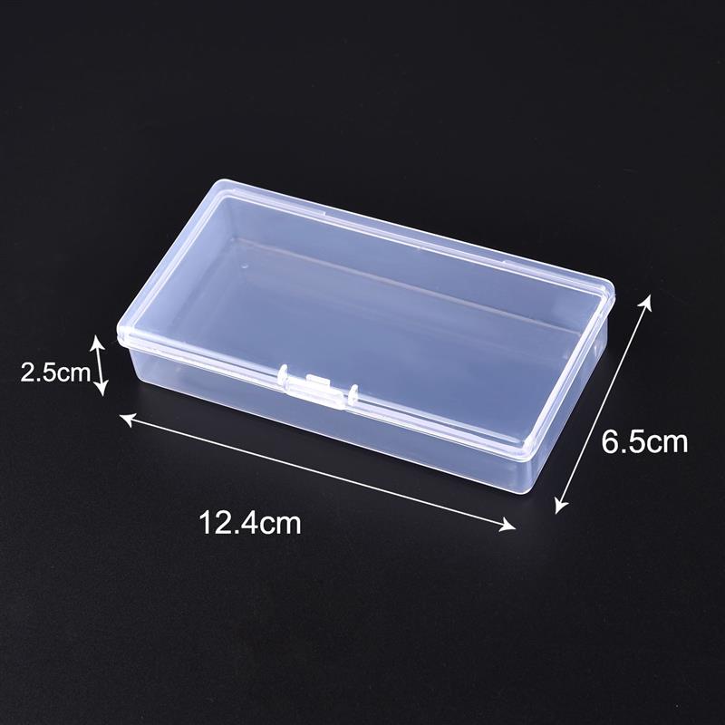 Transparent Jewelry Box Organizer Plastic Storage Case Adjustable Container For Beads Earring Box Jewelry Organizer Display Box