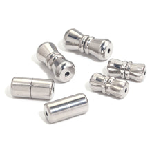 Load image into Gallery viewer, 5pcs Stainless Steel Screw Clasps Barrel Screw Clasp Cylinder Fasteners Buckles Closed for Bracelet Jewelry Making Supplies DIY
