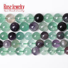 Load image into Gallery viewer, 4-6-8-10-12 mm Wholesale Natural Stone Dream Lace Color Purple Amethysts Crystals Round Loose Beads; Strand
