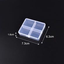 Load image into Gallery viewer, Transparent Jewelry Box Organizer Plastic Storage Case Adjustable Container For Beads Earring Box Jewelry Organizer Display Box
