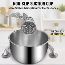 Load image into Gallery viewer, VEVOR Rotary Cheese Grater with U-Shaped Base 2.5L Bowl Round Multifunctional Mandoline Slicer Vegetable Potato Kitchen Gadgets
