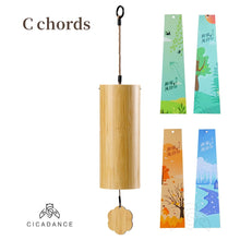 Load image into Gallery viewer, CICADANCE Bamboo Wind Chimes Chord Windchime Handmade Musical Bell Outdoor Windbell Garden Patio Home Decor Meditation Gifts
