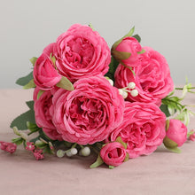 Load image into Gallery viewer, 2022 Beautiful Rose Peony Artificial Silk Flowers Small bouquet flores Home Party Spring Wedding Decoration  Fake Flower
