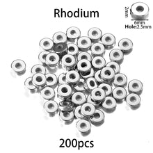 Load image into Gallery viewer, 200-400Pcs CCB Multiple Styles Charm Spacer Beads Wheel Bead Flat Round Loose Beads For DIY Jewelry Making Supplies Accessories
