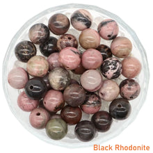 Load image into Gallery viewer, 8/10mm Natural Stones Crystal Loose Beads Round Smooth Gemstones Spacer Charms DIY Necklace Bracelet Jewerly Making Accessories
