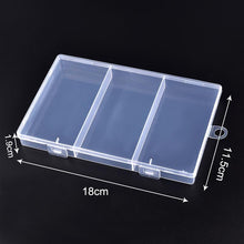 Load image into Gallery viewer, Transparent Jewelry Box Organizer Plastic Storage Case Adjustable Container For Beads Earring Box Jewelry Organizer Display Box
