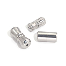 Load image into Gallery viewer, 5pcs Stainless Steel Screw Clasps Barrel Screw Clasp Cylinder Fasteners Buckles Closed for Bracelet Jewelry Making Supplies DIY
