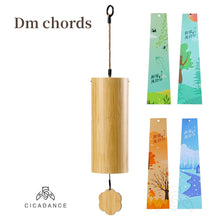 Load image into Gallery viewer, CICADANCE Bamboo Wind Chimes Chord Windchime Handmade Musical Bell Outdoor Windbell Garden Patio Home Decor Meditation Gifts
