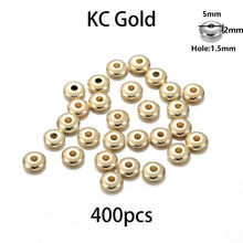 Load image into Gallery viewer, 200-400Pcs CCB Multiple Styles Charm Spacer Beads Wheel Bead Flat Round Loose Beads For DIY Jewelry Making Supplies Accessories
