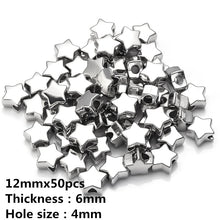 Load image into Gallery viewer, 50-300pcs/Lot Heart Star Round CCB Beads Big Hole Beads For Jewelry Making  Loose Spacer Beads DIY Bracelet Necklace Accessories
