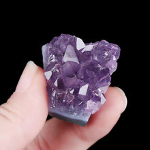 Load image into Gallery viewer, 10-20g Natural Purple Brazilian Amethyst Quartz Crystal Cluster Druzy Geode
