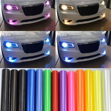 Load image into Gallery viewer, 30X100CM Car Headlight Translucent Protection Film Fog Light Motorcycle Taillight Vinyl Film Repair Scratch Refit Accessories
