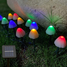 Load image into Gallery viewer, Solar Mushroom String Lights Smart Light Sense Garden Lights Outdoor Waterproof Lawn Lamp Patio Yard Christmas Landscape Decor
