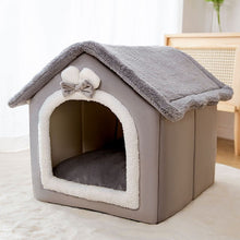 Load image into Gallery viewer, Soft Cat Bed Deep Sleep House Dog Cat Winter House Removable Cushion Enclosed Pet Tent For Kittens Puppy Cama Gato Supplies
