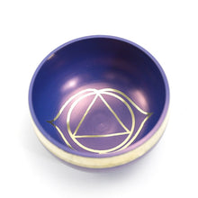 Load image into Gallery viewer, Nepal Brass Tibetan Bowls 7 Chakras Metals Sound Bowl Colorful Handmade Buddhist Singing Bowl Yoga Meditation Mindfulness Gifts
