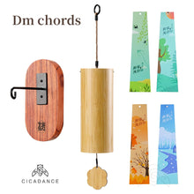 Load image into Gallery viewer, CICADANCE Bamboo Wind Chimes Chord Windchime Handmade Musical Bell Outdoor Windbell Garden Patio Home Decor Meditation Gifts
