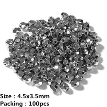 Load image into Gallery viewer, 50-300pcs/Lot Heart Star Round CCB Beads Big Hole Beads For Jewelry Making  Loose Spacer Beads DIY Bracelet Necklace Accessories
