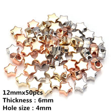 Load image into Gallery viewer, 50-300pcs/Lot Heart Star Round CCB Beads Big Hole Beads For Jewelry Making  Loose Spacer Beads DIY Bracelet Necklace Accessories
