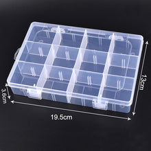 Load image into Gallery viewer, Transparent Jewelry Box Organizer Plastic Storage Case Adjustable Container For Beads Earring Box Jewelry Organizer Display Box
