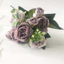 Load image into Gallery viewer, 2022 Beautiful Rose Peony Artificial Silk Flowers Small bouquet flores Home Party Spring Wedding Decoration  Fake Flower
