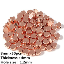 Load image into Gallery viewer, 50-300pcs/Lot Heart Star Round CCB Beads Big Hole Beads For Jewelry Making  Loose Spacer Beads DIY Bracelet Necklace Accessories
