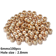 Load image into Gallery viewer, 50-300pcs/Lot Heart Star Round CCB Beads Big Hole Beads For Jewelry Making  Loose Spacer Beads DIY Bracelet Necklace Accessories
