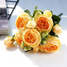 Load image into Gallery viewer, 2022 Beautiful Rose Peony Artificial Silk Flowers Small bouquet flores Home Party Spring Wedding Decoration  Fake Flower
