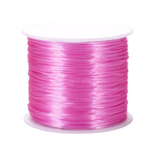 Load image into Gallery viewer, 0.8mm Elastic Thread Round Crystal Line Nylon Rubber Stretchy Cord Elastic Rope for Beads DIY Bracelets Necklace Jewelry Making
