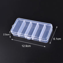 Load image into Gallery viewer, Transparent Jewelry Box Organizer Plastic Storage Case Adjustable Container For Beads Earring Box Jewelry Organizer Display Box
