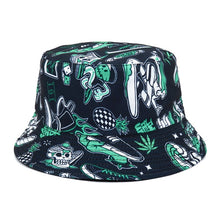 Load image into Gallery viewer, 2023 Summer Bucket Hat Hip Hop Men Print Fisherman Caps Streetwear Double-sided Hats For Women Beach Cap Unisex Panama Hat
