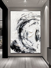 Load image into Gallery viewer, Abstract 3D Gold Thick Art Handmade Oil Painting Canvas Gold Paintings Wall Pictures Art Wall Artwork For Dining Room Unframed
