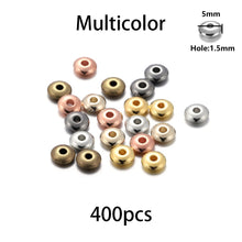 Load image into Gallery viewer, 200-400Pcs CCB Multiple Styles Charm Spacer Beads Wheel Bead Flat Round Loose Beads For DIY Jewelry Making Supplies Accessories
