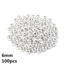 Load image into Gallery viewer, 50-300pcs/Lot Heart Star Round CCB Beads Big Hole Beads For Jewelry Making  Loose Spacer Beads DIY Bracelet Necklace Accessories
