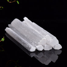 Load image into Gallery viewer, 70-90mm Natural Monocrystal Selenite Crystal Point Stick Wand White Gypsum Quartz Rough Minerals Specimen Healing Stone Obelisk
