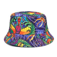 Load image into Gallery viewer, 2023 Summer Bucket Hat Hip Hop Men Print Fisherman Caps Streetwear Double-sided Hats For Women Beach Cap Unisex Panama Hat
