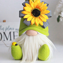 Load image into Gallery viewer, Bumble Bee Gnomes Plush World Bee Day Yellow / Green Scandinavian Swedish Spring Decorations Honey Bee Home Decor Farmhouse Kit
