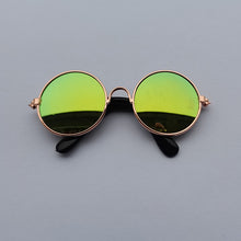 Load image into Gallery viewer, Lovely Vintage Round Cat Sunglasses Reflection Eye wear glasses For Small Dog Cat Pet Photos Pet Products Props Accessories
