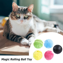 Load image into Gallery viewer, Magic Roller Ball Activation Automatic Ball Dog Cat Interactive Funny Chew Plush Electric Rolling Ball Pet Dog Cat Toy
