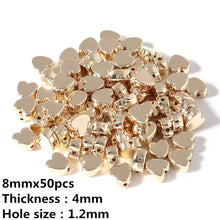 Load image into Gallery viewer, 50-300pcs/Lot Heart Star Round CCB Beads Big Hole Beads For Jewelry Making  Loose Spacer Beads DIY Bracelet Necklace Accessories
