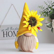 Load image into Gallery viewer, Bumble Bee Gnomes Plush World Bee Day Yellow / Green Scandinavian Swedish Spring Decorations Honey Bee Home Decor Farmhouse Kit
