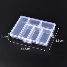 Load image into Gallery viewer, Transparent Jewelry Box Organizer Plastic Storage Case Adjustable Container For Beads Earring Box Jewelry Organizer Display Box
