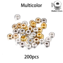 Load image into Gallery viewer, 200-400Pcs CCB Multiple Styles Charm Spacer Beads Wheel Bead Flat Round Loose Beads For DIY Jewelry Making Supplies Accessories
