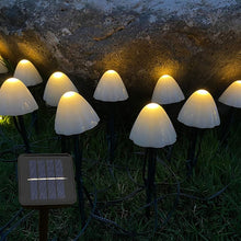 Load image into Gallery viewer, Solar Mushroom String Lights Smart Light Sense Garden Lights Outdoor Waterproof Lawn Lamp Patio Yard Christmas Landscape Decor
